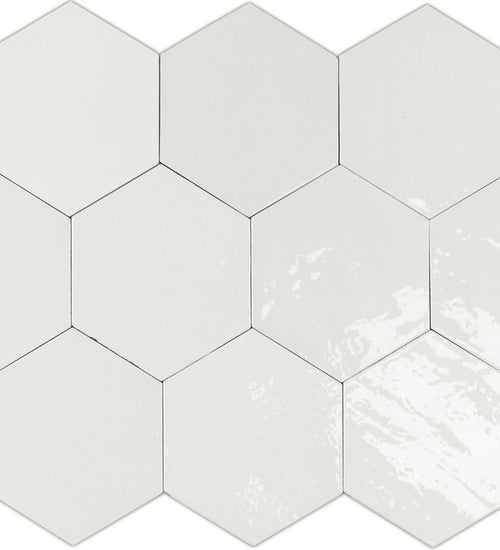 Wandtegel Wow  Zellige Hexa White 10,8x12,4 cm