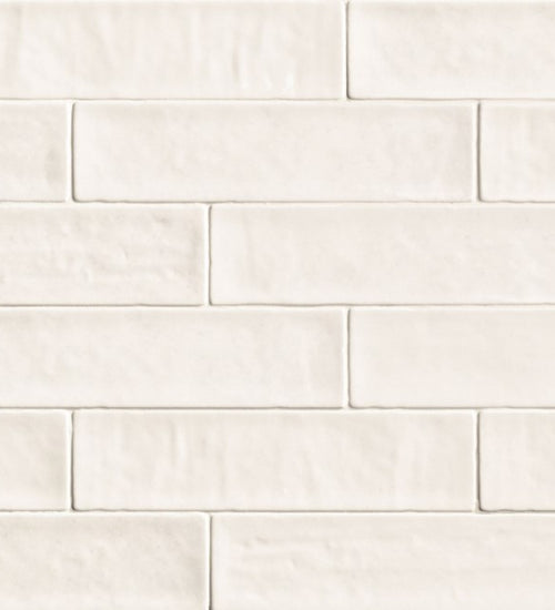 Wandtegel Natucer Zellige White Matt 6,2x25 cm