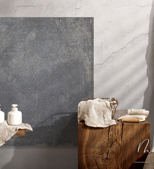 Vloertegel Sphinx Stone Zwart mat