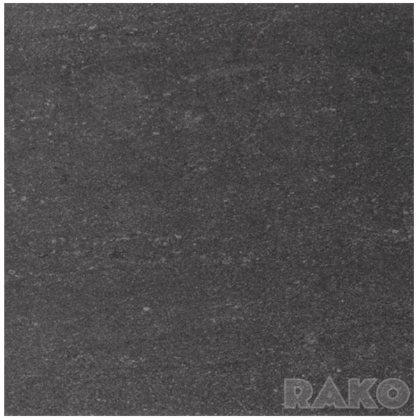 Vloertegel Rako Garda 33,5x33,5cm zwart mat