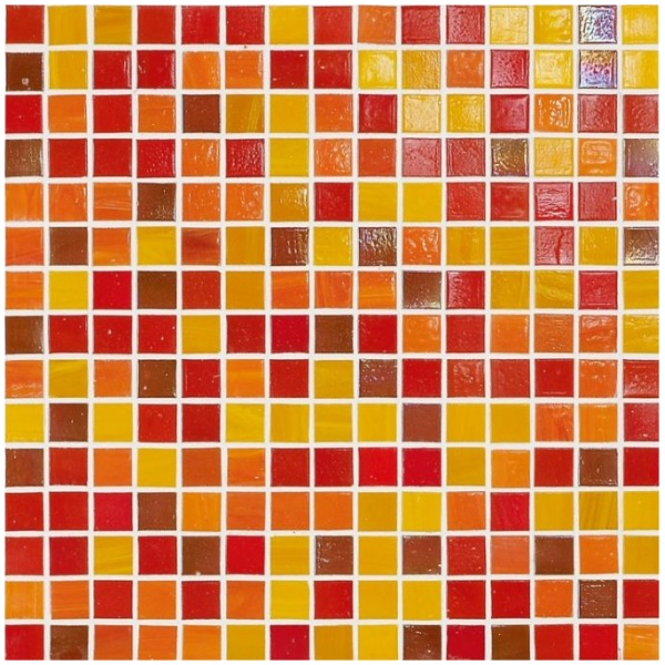 Wandtegel Aquacolor Glass 31,5x31,5cm beige mat