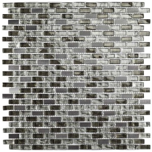 Wandtegel Aquacolor Brick 30x31cm bruin mat