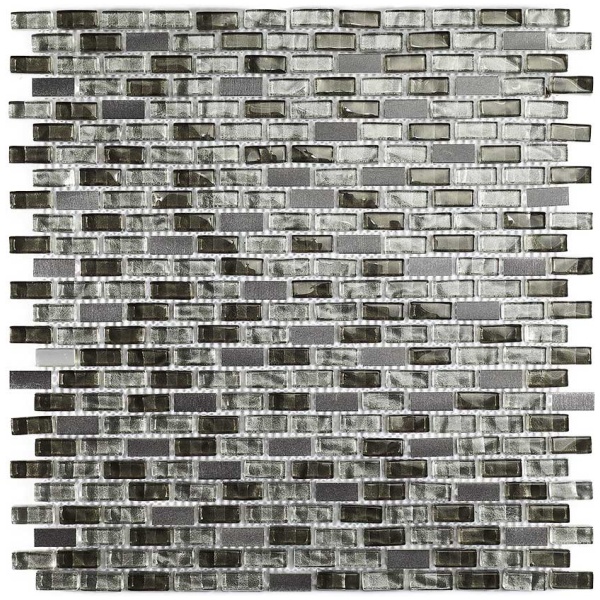 Wandtegel Aquacolor Brick 30x31cm bruin mat