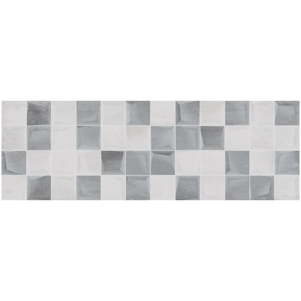 Wandtegel Geo Tiles Inox 30x90cm wit mat