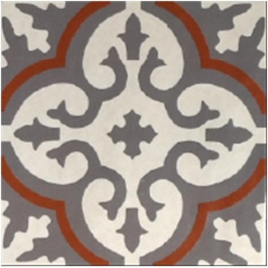 Decoratie Tegel Grandeur Rioja 20x20cm multicolor mat