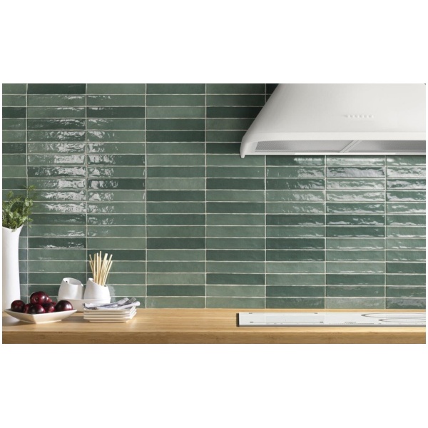 Wandtegel Piastrella Mix Olive 5x25 - Afbeelding 3