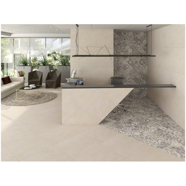 Vloertegel Nassau-R Crema 80x80 - Afbeelding 2