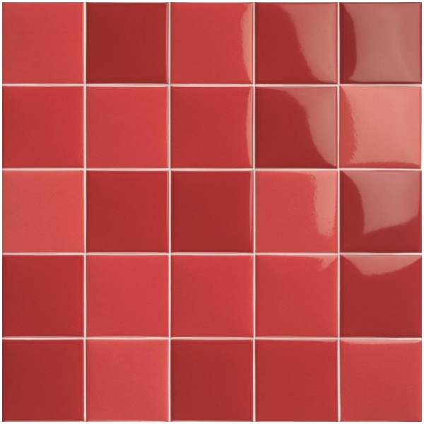 Wandtegel Pool Porc. Rojo 10x10 - Afbeelding 2