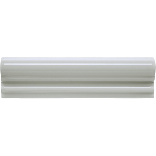 Wandtegel Moldura Italiana 5x20, Silver Mist